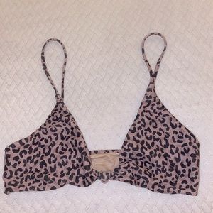 the girl & the water Hanalei Feline Bikini Top